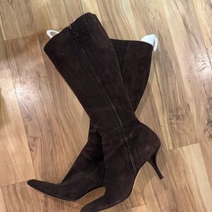 Elegant Brown Knee-High Women's Boots